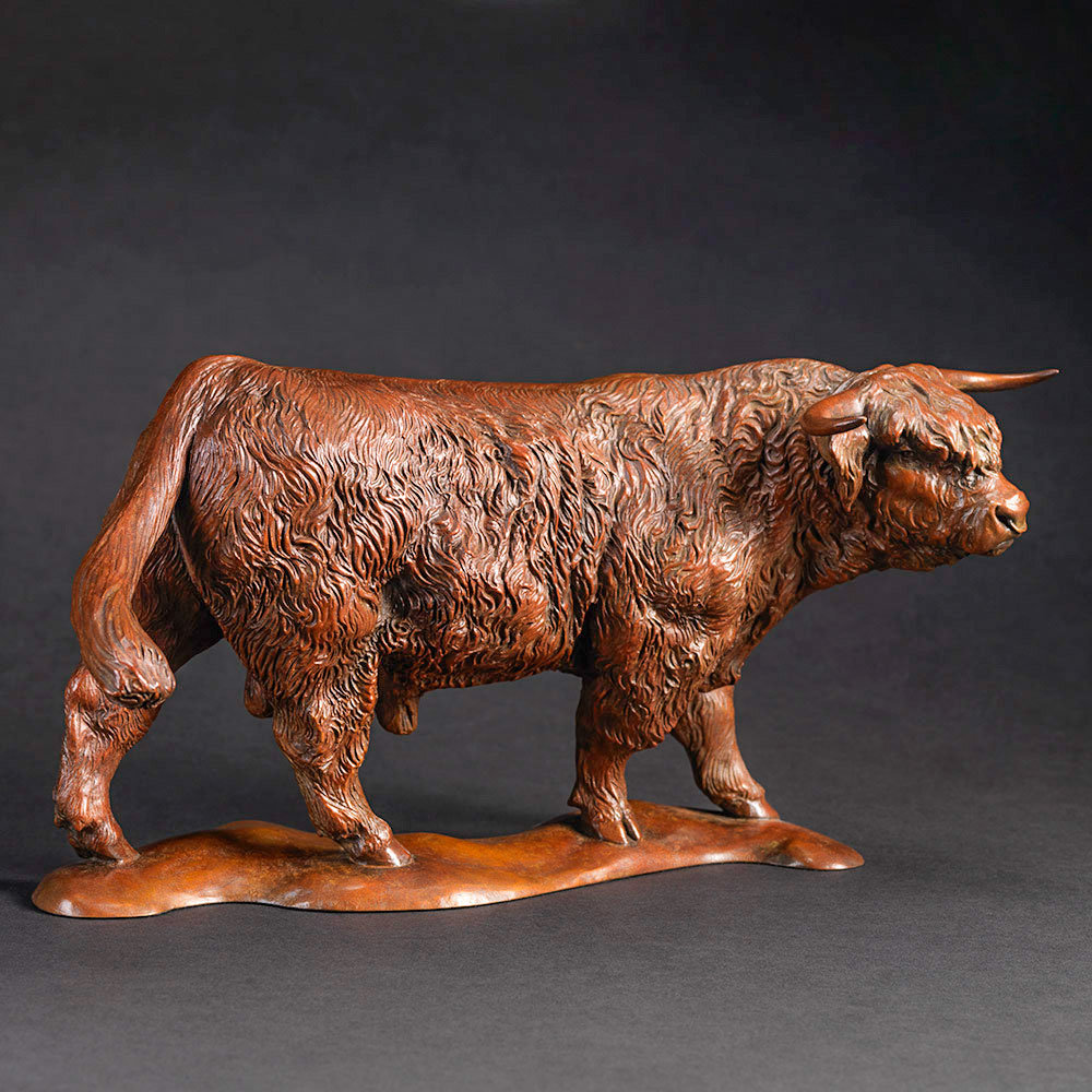 HIGHLAND BULL (CRUBACH OF REDRULLION) by John Michael