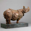 Indian Rhino (30") by John Michael