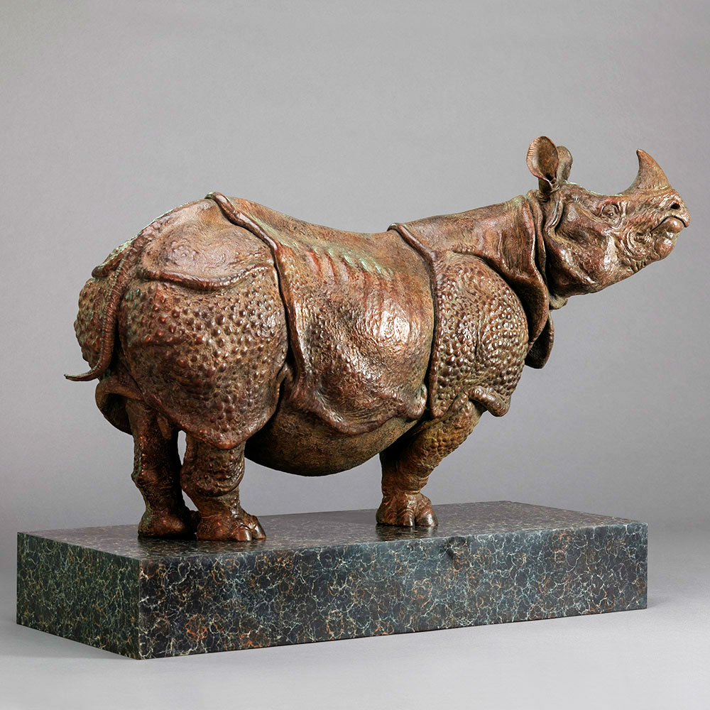 Indian Rhino (30") Indian Rhino (30") by John Michael