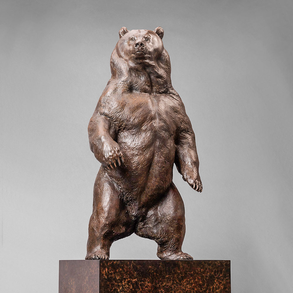 Kodiak Brown Bear (Indomitable Maquette) by John Michael