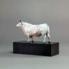 White Park Bull (Ash Nik-Nak - Miniature, Bronze) by John Michael